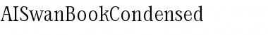 AISwan Book Condensed Font Title Preview