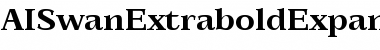 AIS Extrabold Expanded Font Title Preview