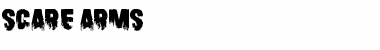 Scare Arms Regular Font Title Preview