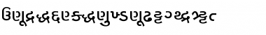 AkrutiGujLekha Normal Font Title Preview