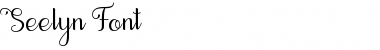 Seelyn Regular Font Title Preview