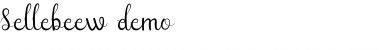 Sellebeew Regular Font Title Preview
