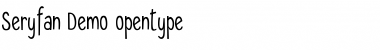 Seryfan Demo Font Title Preview