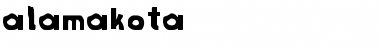 alamakota Regular Font Title Preview