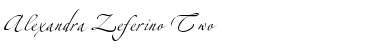 Alexandra Zeferino Two Regular Font Title Preview