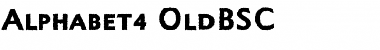 Alphabet4 Regular Font Title Preview