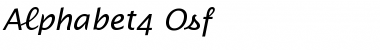 Alphabet4 Regular Font Title Preview