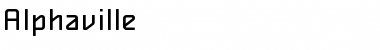 Alphaville Regular Font Title Preview