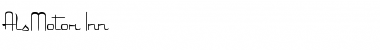 AlsMotor-Inn Regular Font Title Preview
