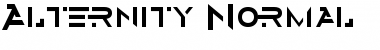 Alternity Normal Font Title Preview