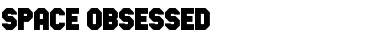 Space Obsessed Regular Font Title Preview