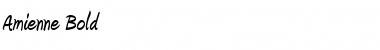 Amienne Bold Font Title Preview