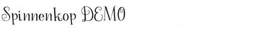 Spinnenkop DEMO Regular Font Title Preview