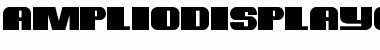 AmplioDisplayCapsSSK Regular Font Title Preview