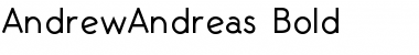 AndrewAndreas Bold Font Title Preview