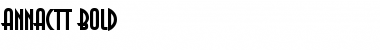 AnnaCTT Bold Font Title Preview