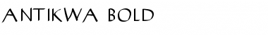 AntiKwa Regular Font Title Preview