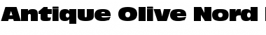 Antique Olive Nord P Regular Font Title Preview