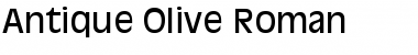 Antique Olive Roman Regular Font Title Preview