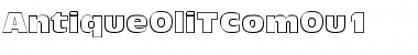 AntiqueOliTComOu1 Regular Font Title Preview