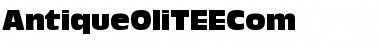 AntiqueOliTEECom Regular Font Title Preview