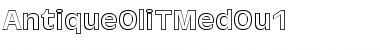 AntiqueOliTMedOu1 Regular Font Title Preview
