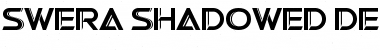 Swera Demo Shadowed Regular Font Title Preview