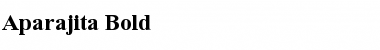 Aparajita Bold Font Title Preview