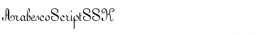 ArabescoScriptSSK Regular Font Title Preview