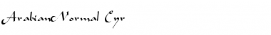 ArabianNormal Cyr Regular Font Title Preview