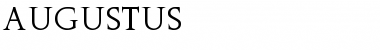 Augustus Regular Font Title Preview
