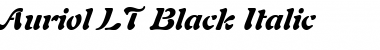 Auriol LT Black Italic Font Title Preview