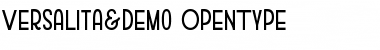 Versalita& Regular Font Title Preview