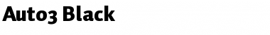 Auto 3 Black Font Title Preview
