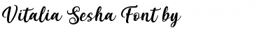 Vitalia Sesha Regular Font Title Preview