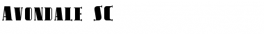 Avondale SC Regular Font Title Preview