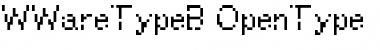 WWareTypeB Regular Font Title Preview