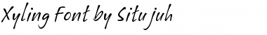 Xyling Regular Font Title Preview