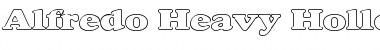 Alfredo Heavy Hollow Wide Regular Font Title Preview