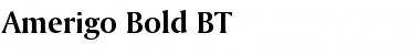 Amerigo BT Bold Font Title Preview