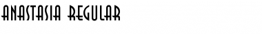 Anastasia Regular Font Title Preview