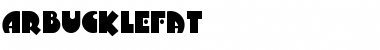 ArbuckleFat Regular Font Title Preview