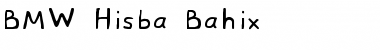 BMW Hisba Bahix Normal Font Title Preview