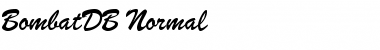BombatDB Normal Font Title Preview