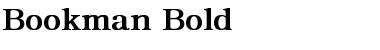 Bookman Bold Font Title Preview