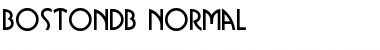 BostonDB Normal Font Title Preview