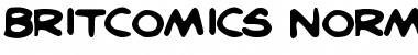 BritComics Normal Font Title Preview