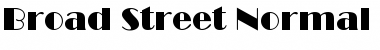 Broad-Street Normal Font Title Preview