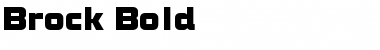 Brock Bold Font Title Preview