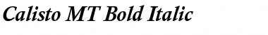 Calisto MT Bold Italic Font Title Preview